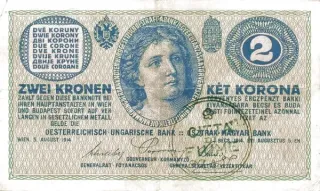 Croatian States 2 Corone, 1920 image